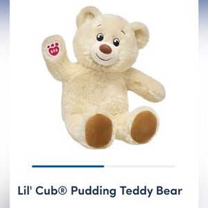 Build-A-Bear Cream and Brown Stuffed Animal
